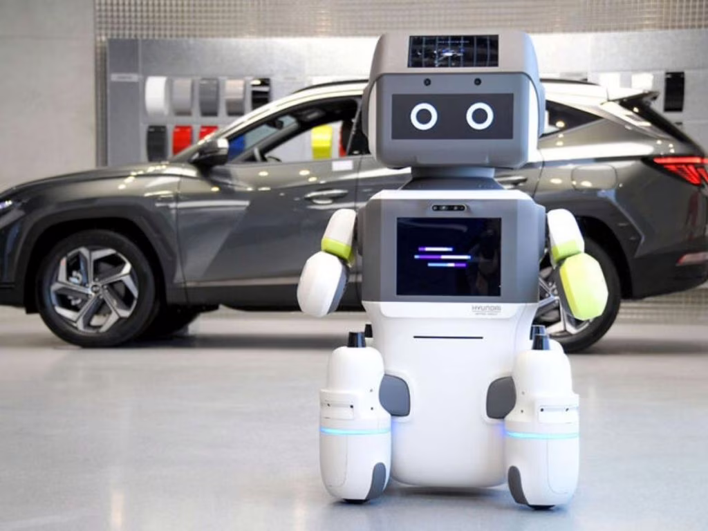 DAL-e è stato concepito con un aspetto amichevole in modo da rendere il più confortevole possibile l’esperienza dei clienti Hyundai. Credits: DealerLink