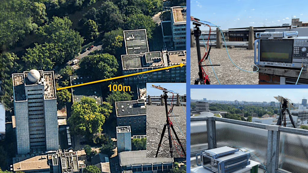 L'esperimento della rete 6G di LG condotto in uno dei laboratori dell'istituto di ricerca europeo Fraunhofer-Gesellschaft.