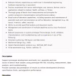 Apple biomedical engineers job