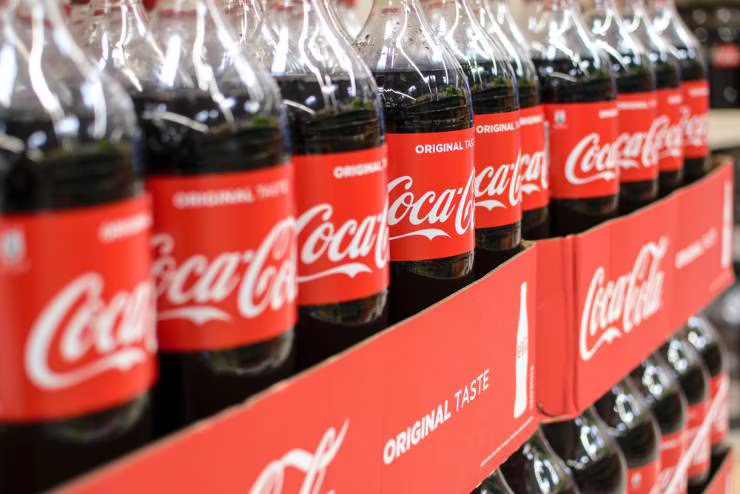 Bottiglie di coca cola