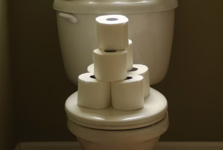 Un WC e della carta igienica (Pixabay)