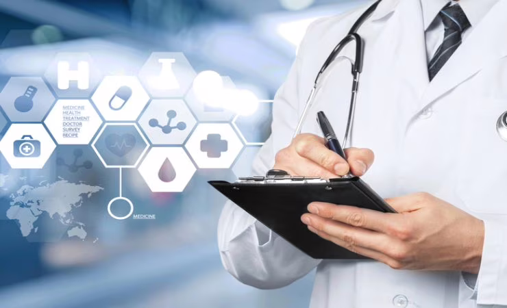dottore prende prescrizione