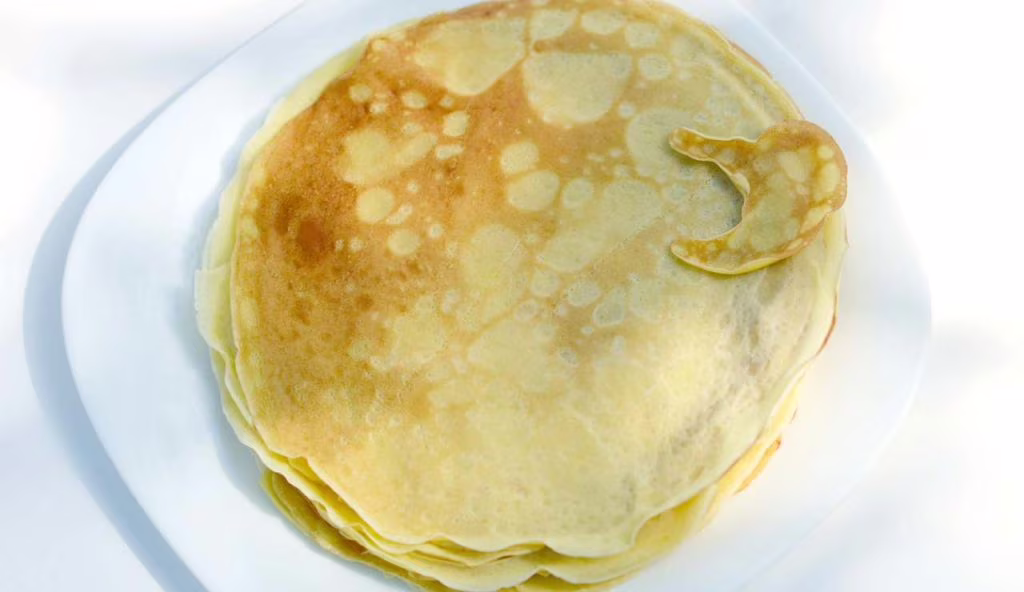 crepes su piatto