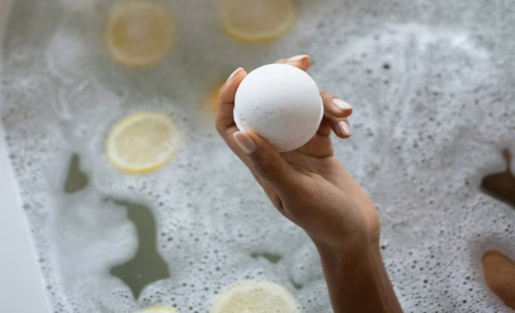 bagno con essenza di limone