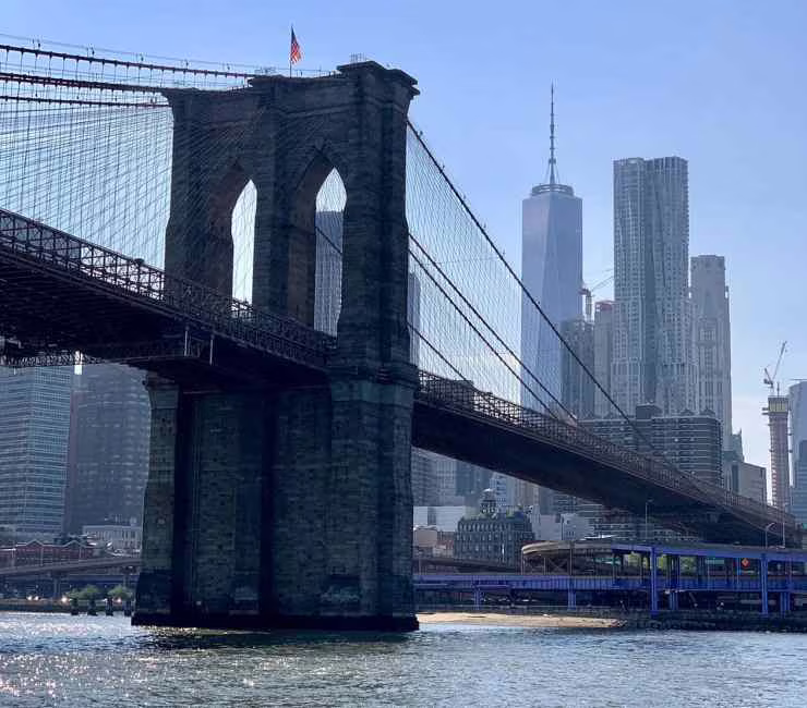 Ponte di Brooklyn da vicino (Pixabay)