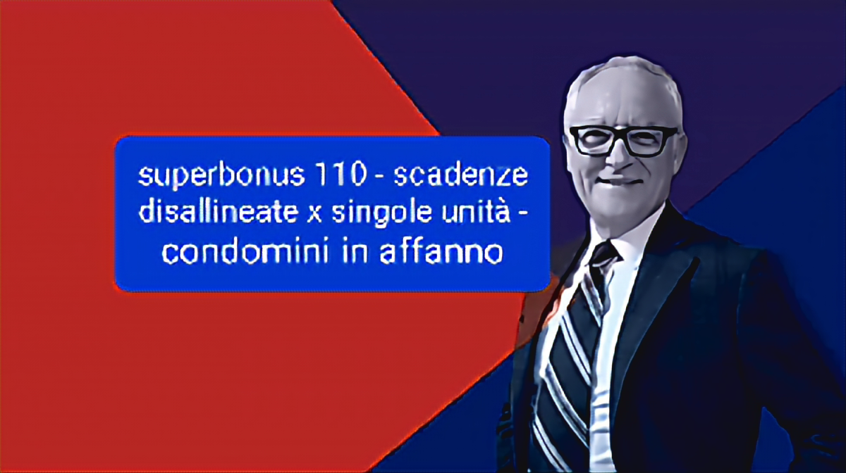 Superbonus 110% – Scadenze disallineate per le singole unità – Condomini in affanno