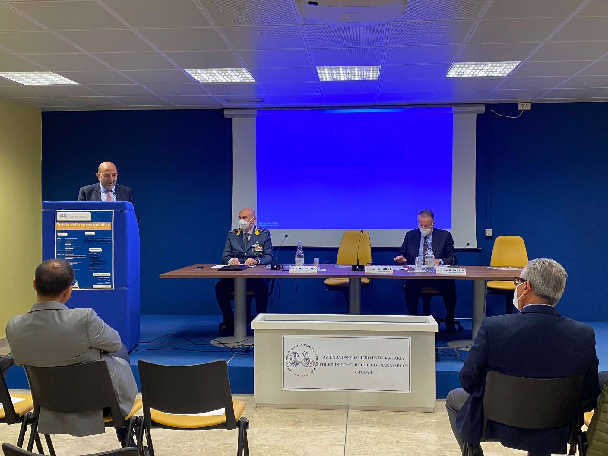 Pnrr: intesa Policlinico Catania- Gdf