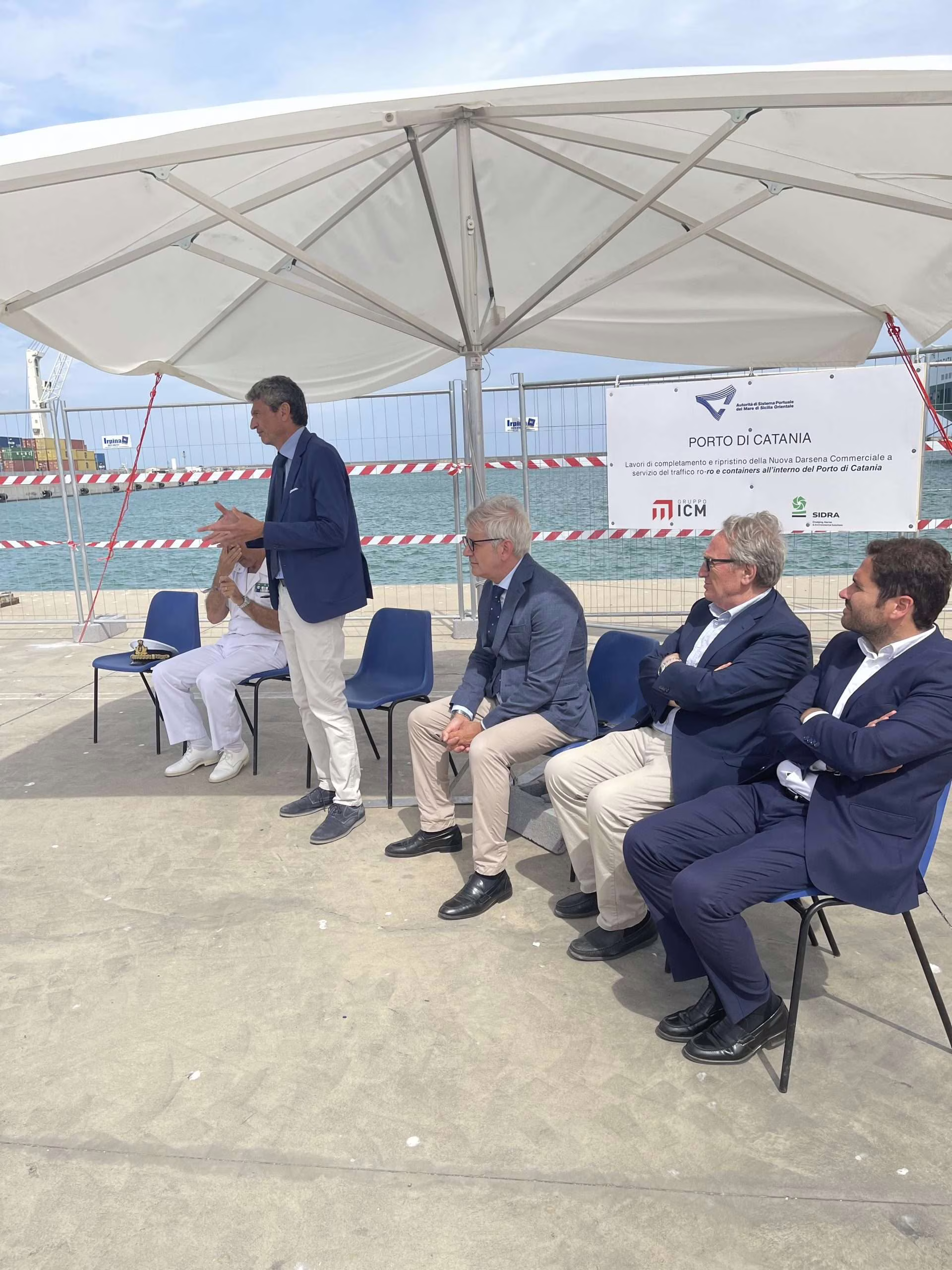 Iniziati i lavori di ripristino della Nuova Darsena del Porto di Catania