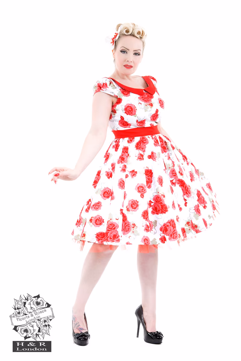 Bianca Roses Day Dress