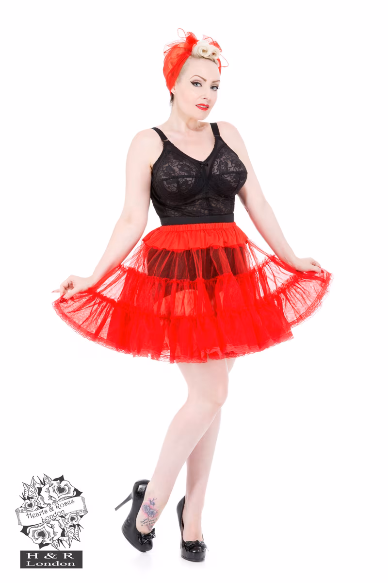 Red 20'' Petticoat