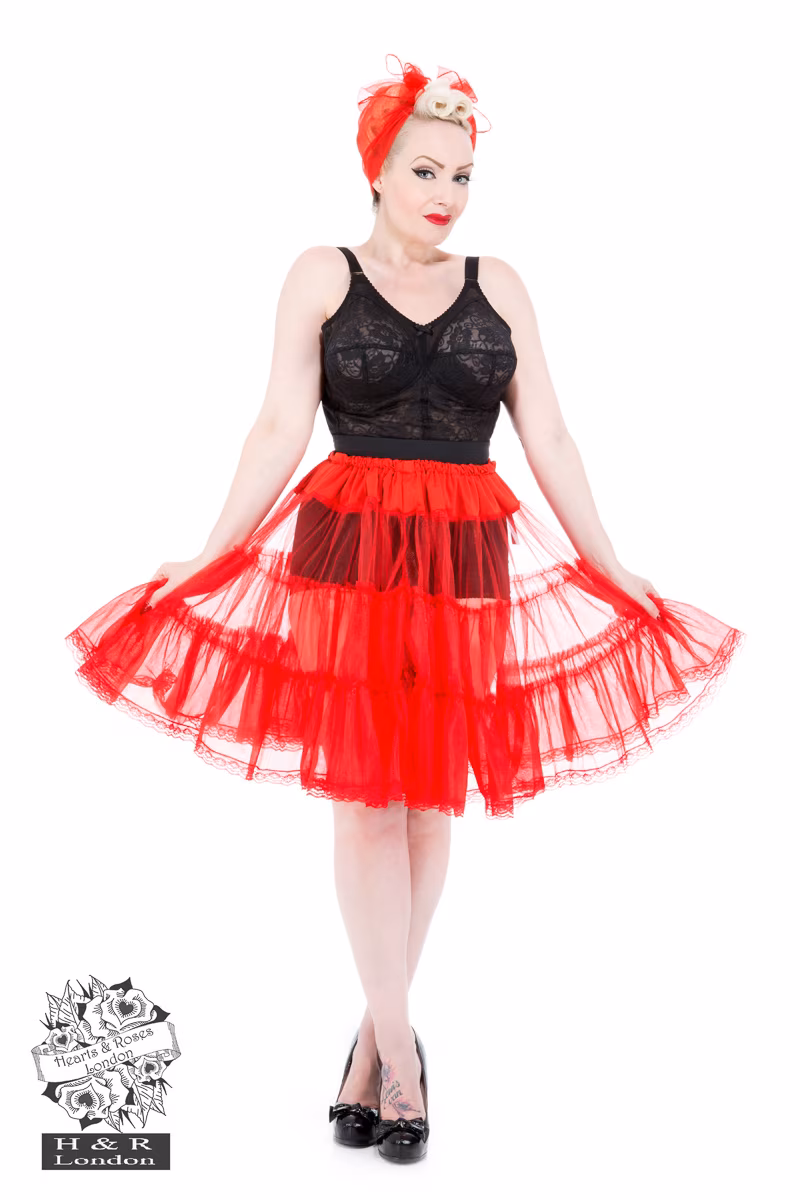 Red 25'' Petticoat