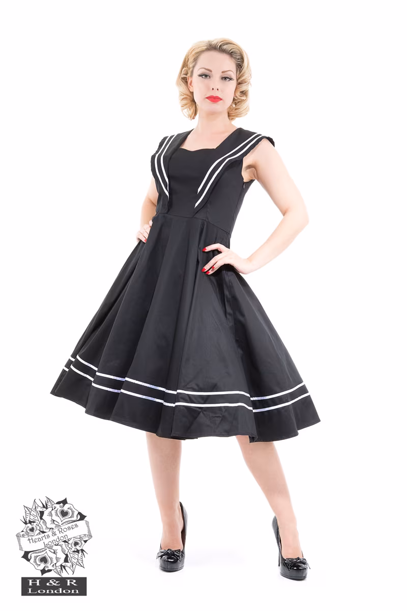 Black Sailor Dress