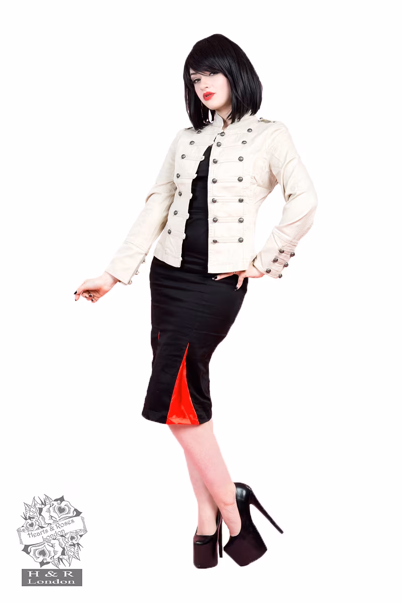 Beige Military Jacket