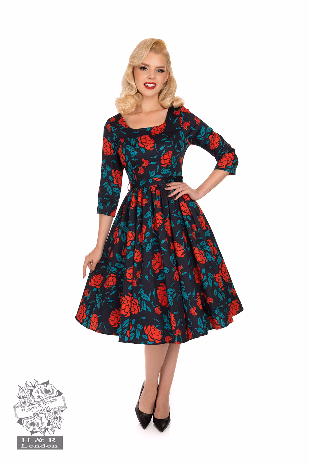 Dahlia Rose Swing Dress