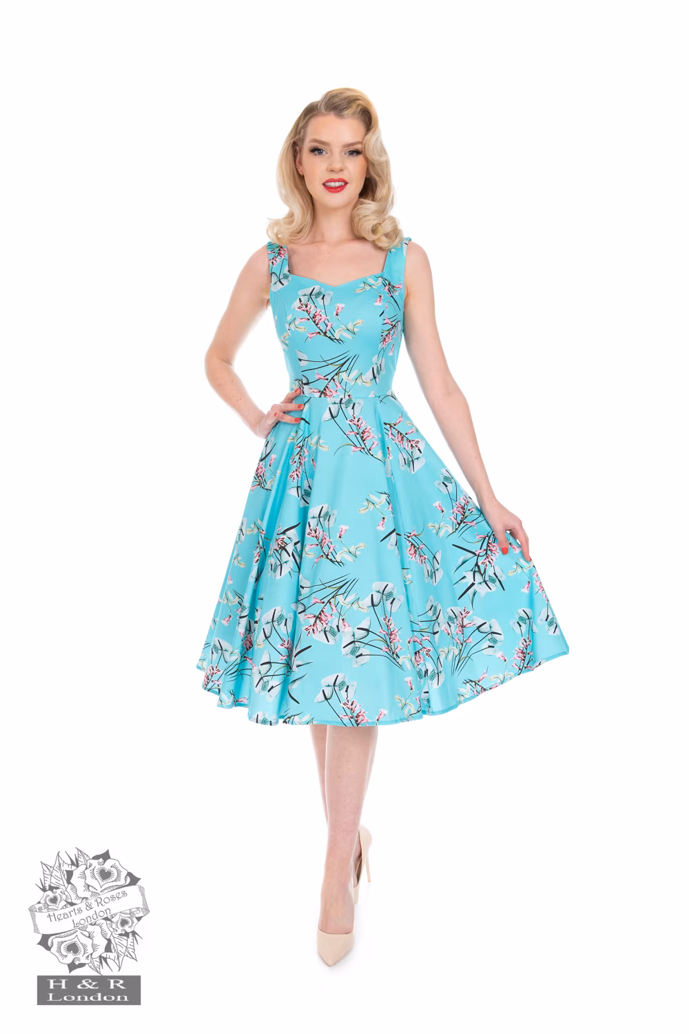 Sandra Floral Swing Dress
