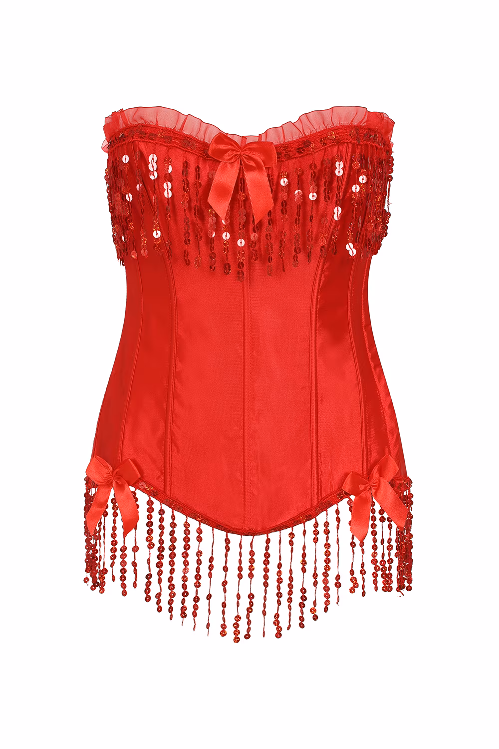 Red Sequin Corset