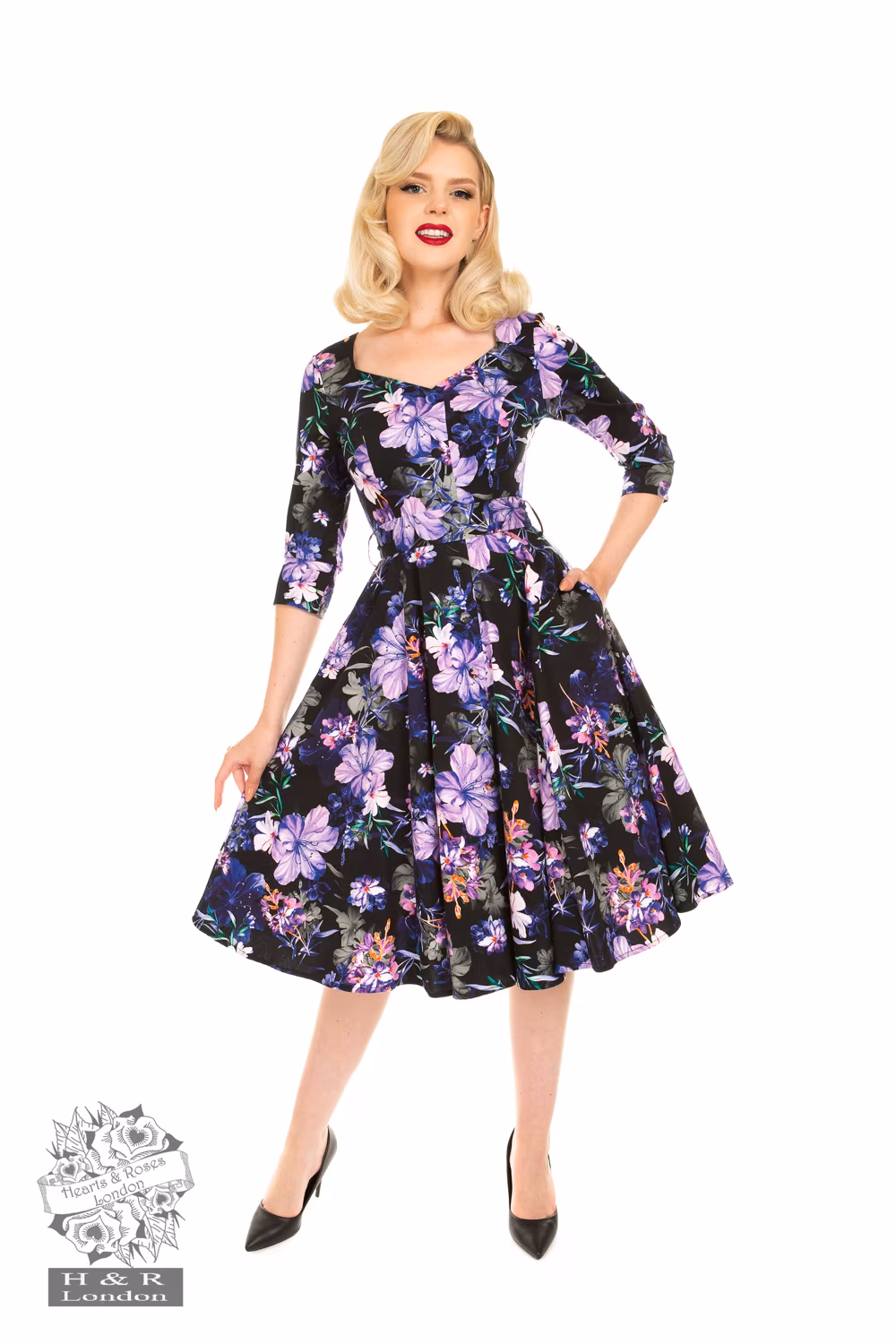 Faye Floral Swing Dress