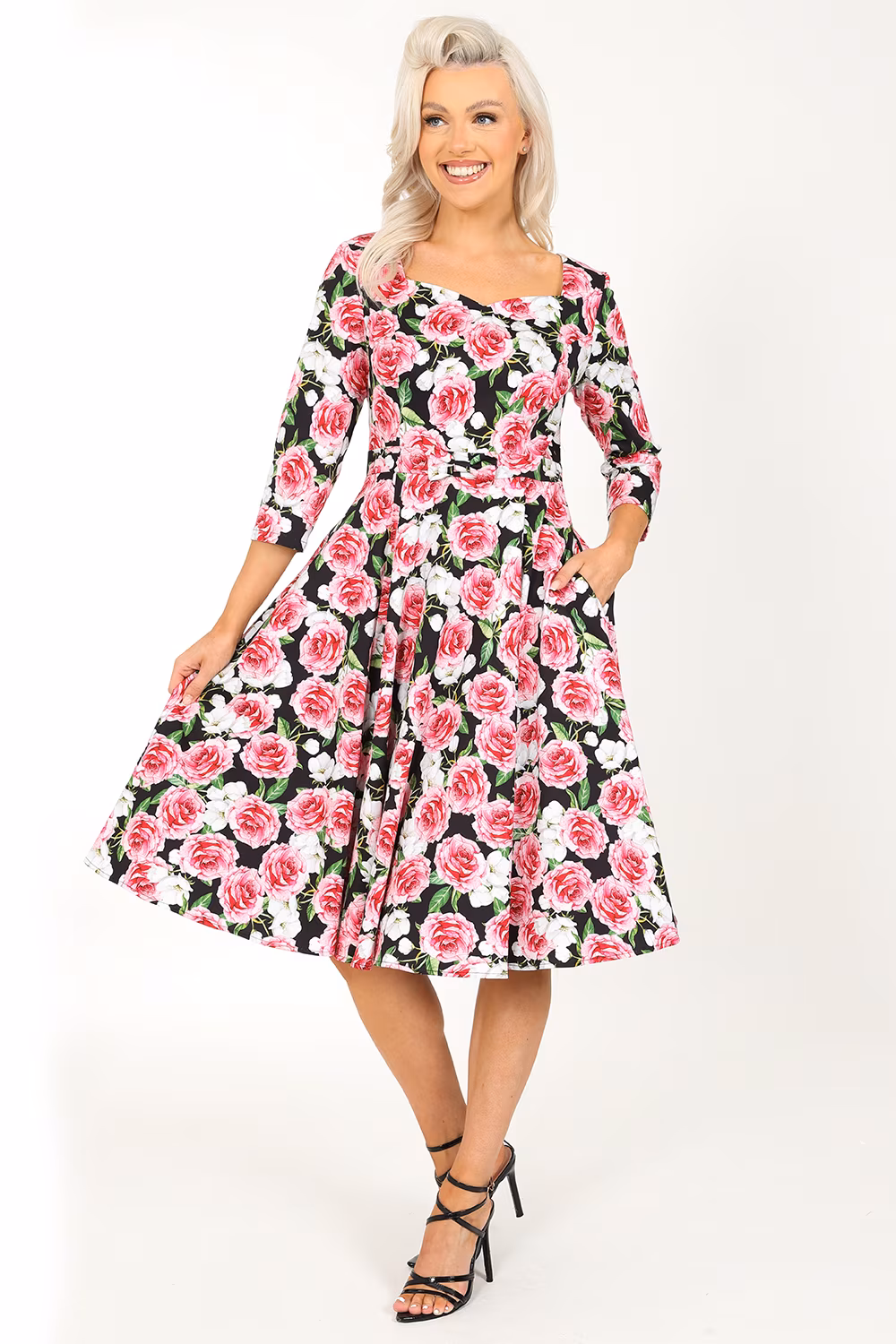 Dana Floral Swing Dress