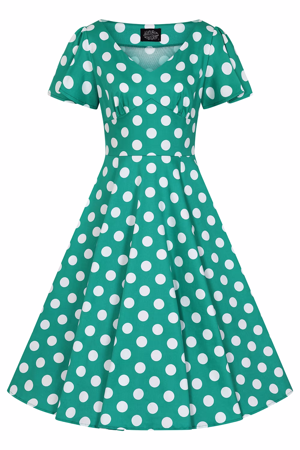 Nina Polka Dot Swing Dress