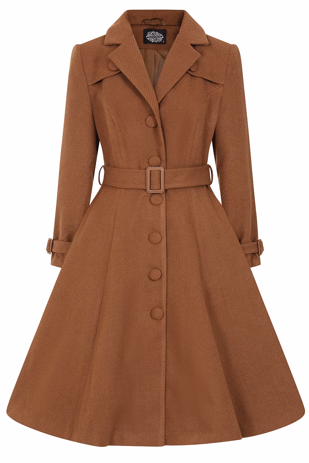 Isabella Swing Coat in Brown