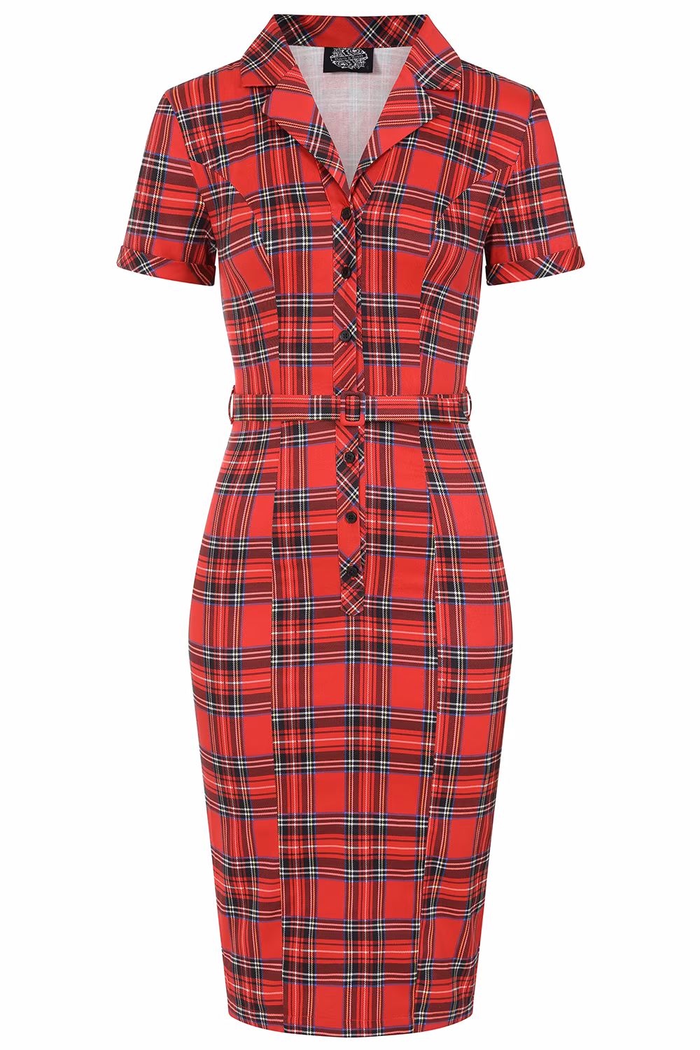 Terissa Tartan Wiggle Dress