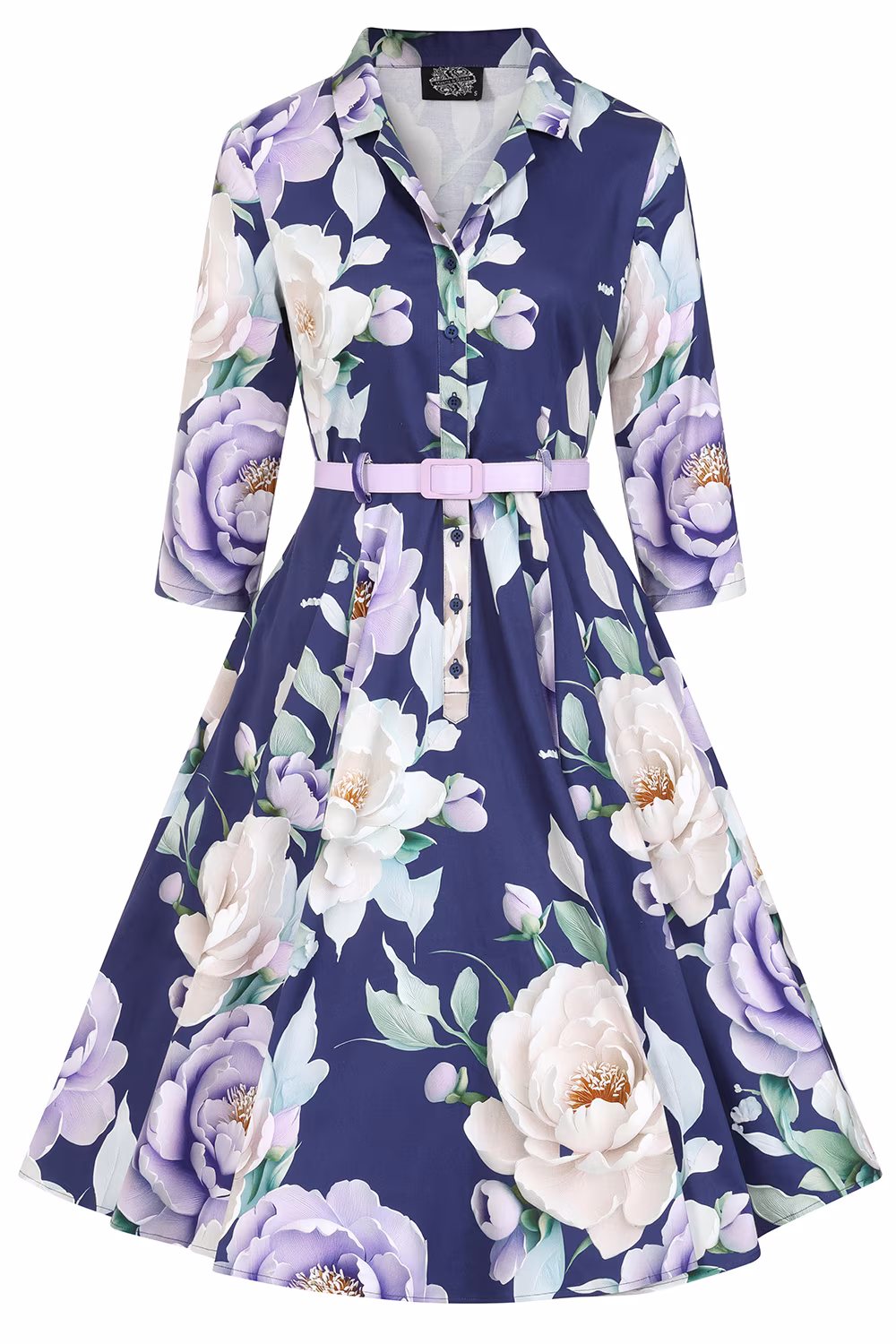 May Floral Swing Dress In Extended Sizing
