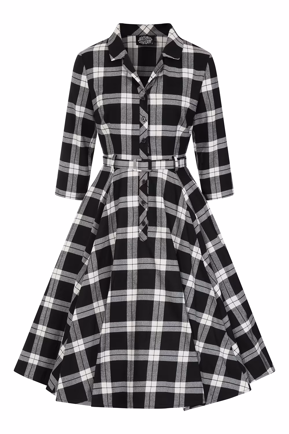 Lacey Tartan Swing Dress