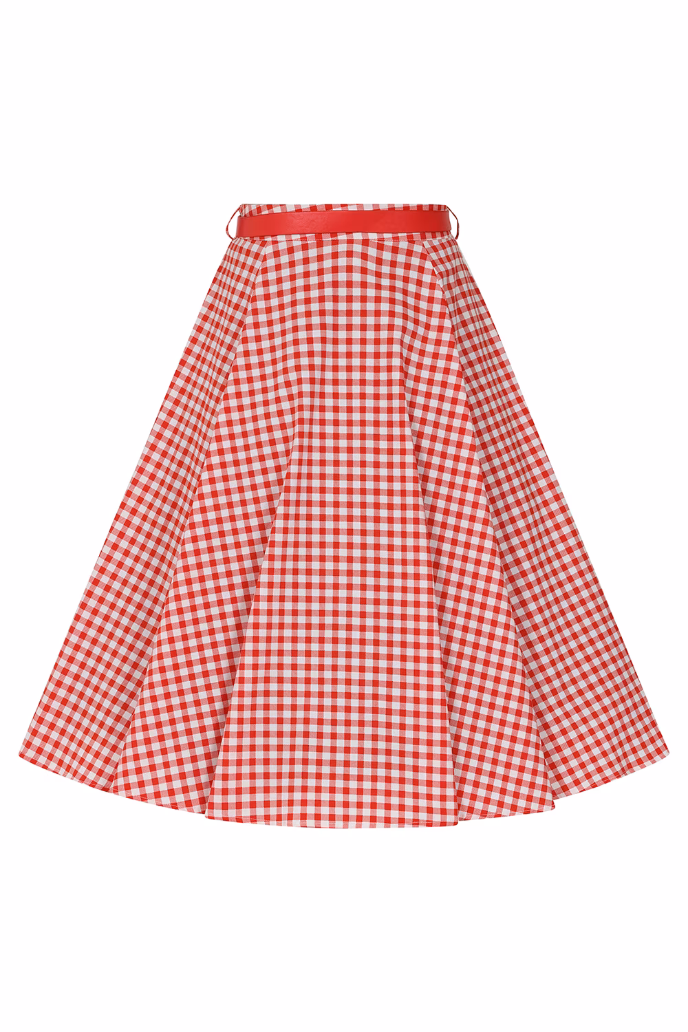 Rosie Gingham Swing Skirt