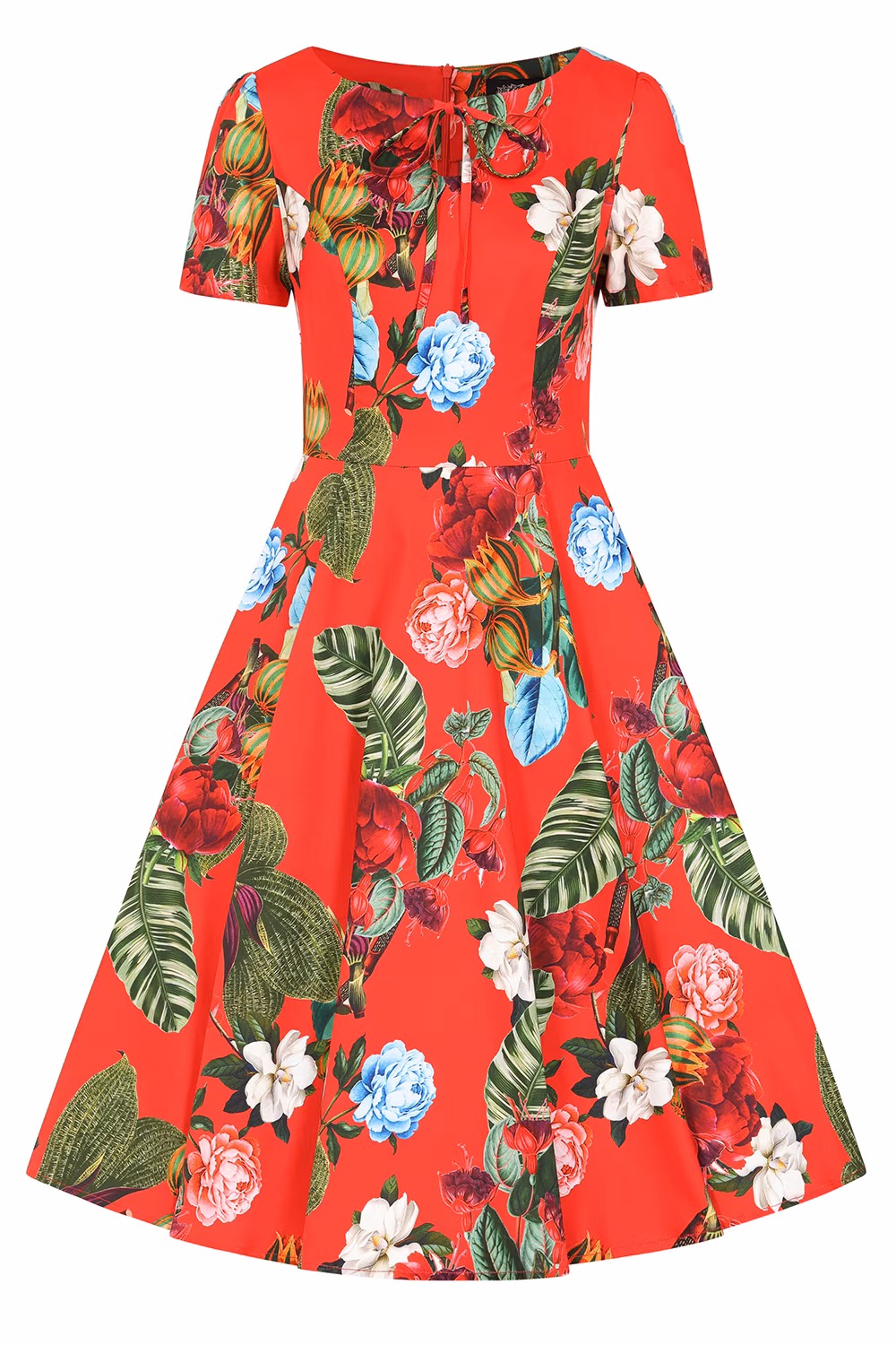 Tropical Blossom Dress in Extended Sizing