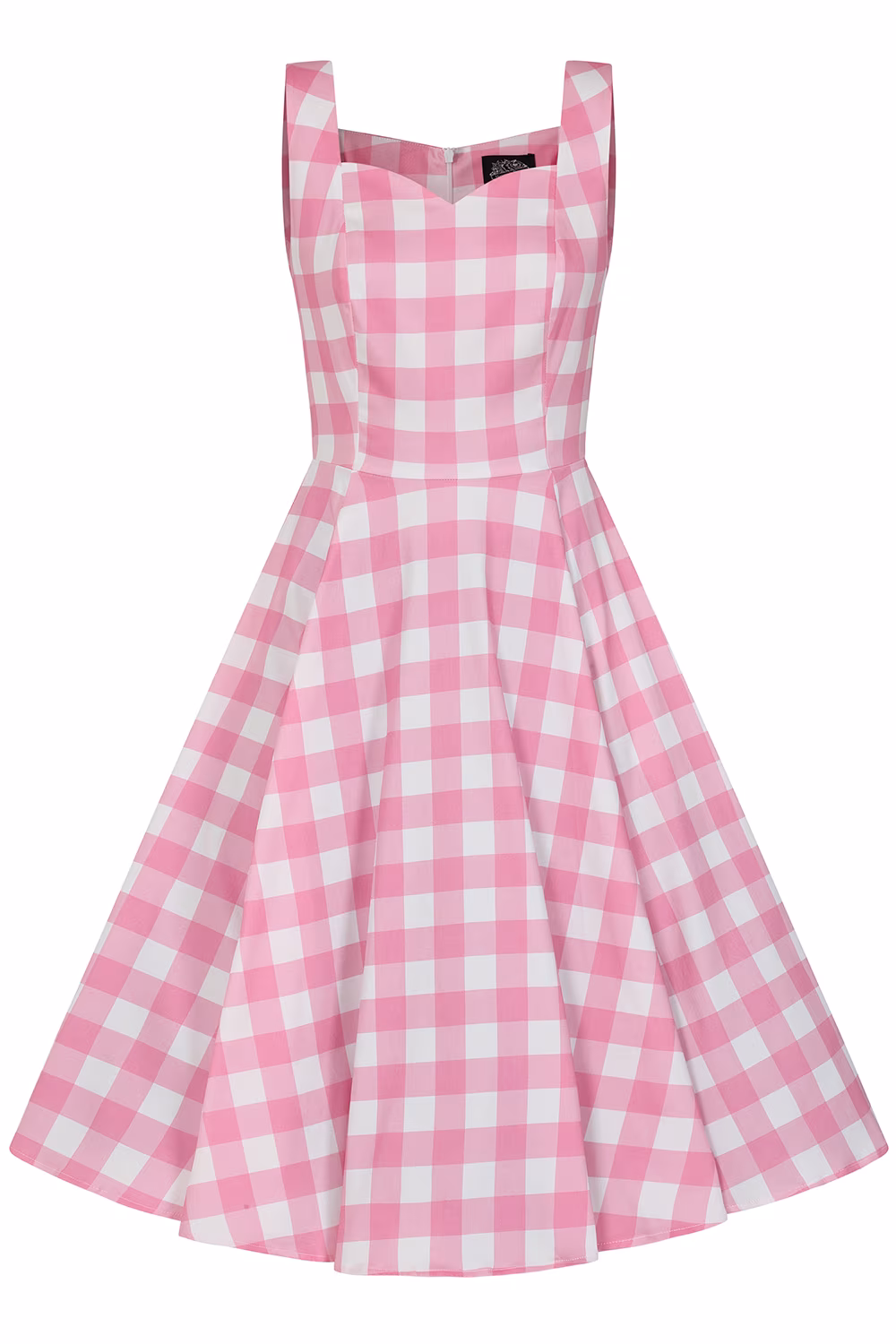 Pink Meadow Check Dress