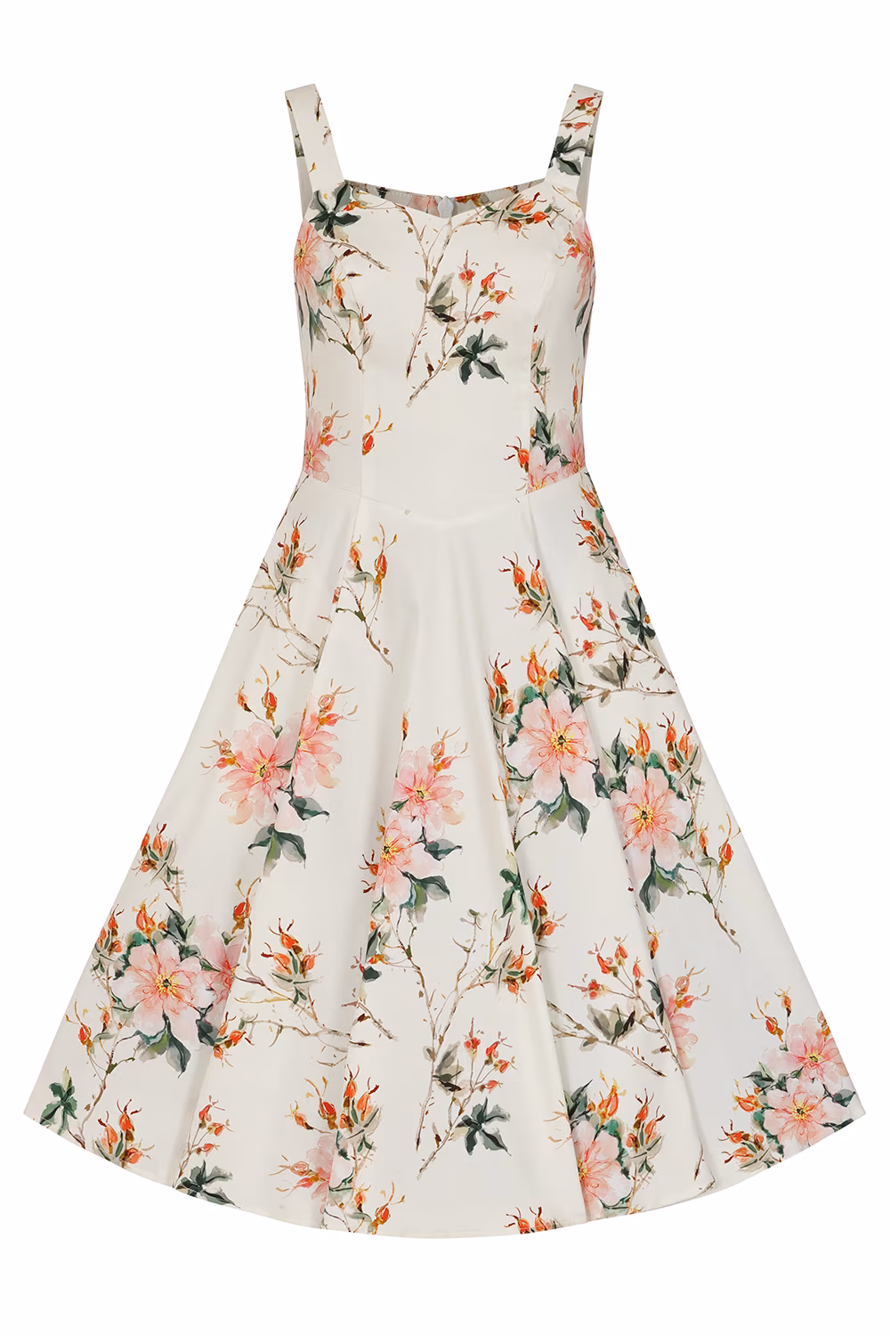 Spring Petal Swing Dress