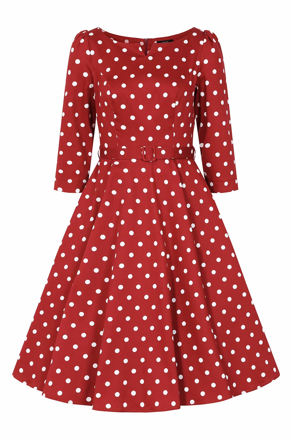 Rosetta Polka Dot Swing Dress in Plus Size