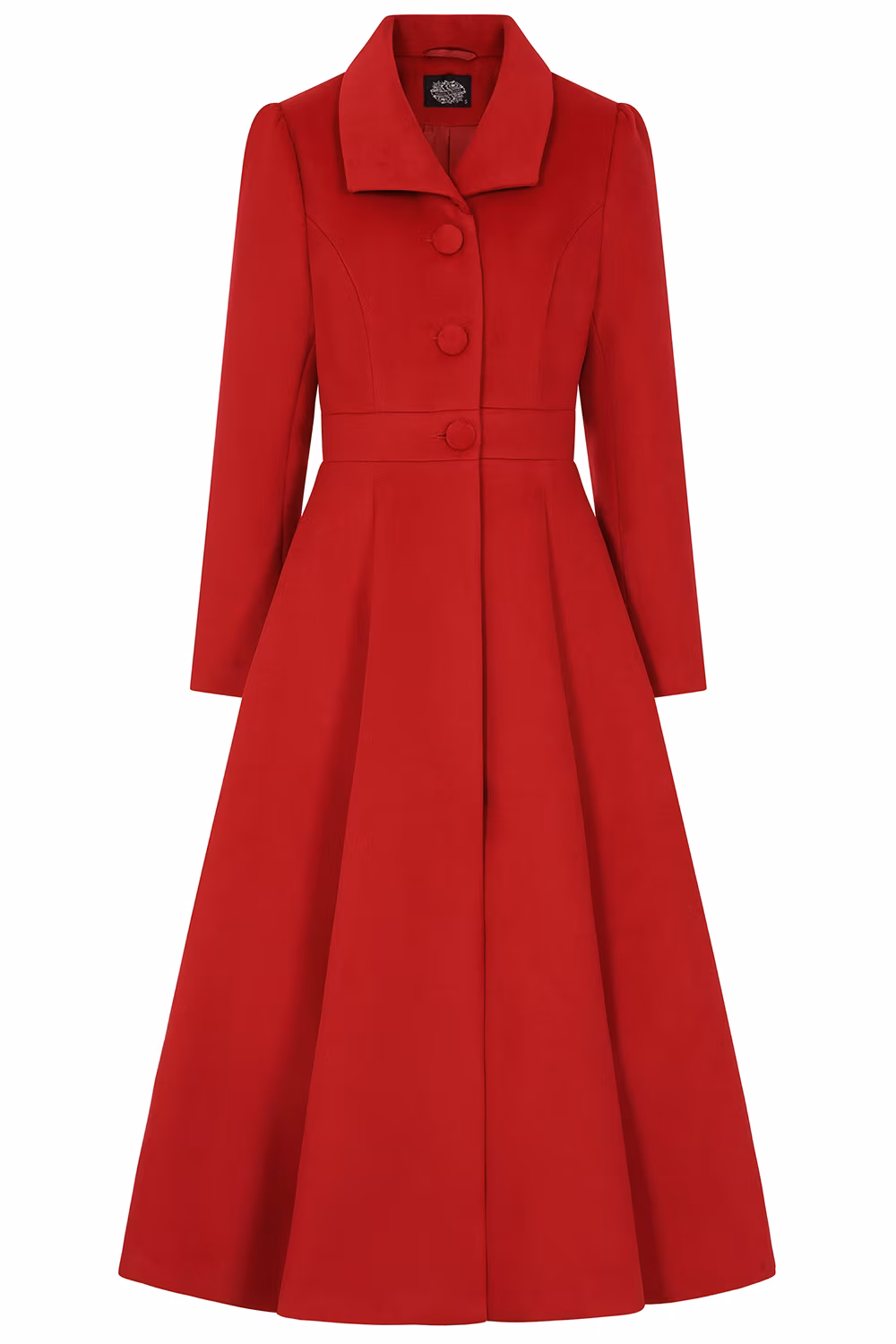 Seraphina Red Swing Coat in Extended Sizing