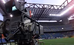 calcio stadio cameramen