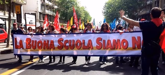 scuola sciopero protesta