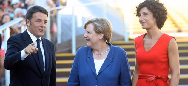 merkel renzi moglie