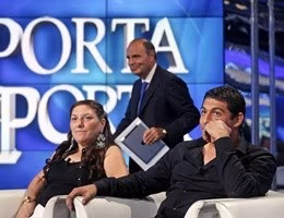 Vera e Vittorino Casamonica a 'Porta a Porta'