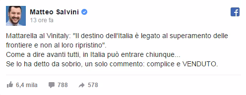 twitter salvini