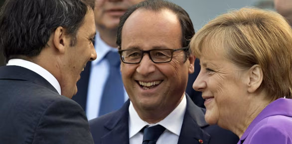 hollande merkel renzi