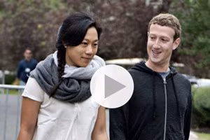 Mark Zuckerberg con la moglie Priscilla