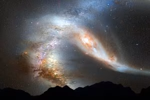 collisione andromeda e vialattea