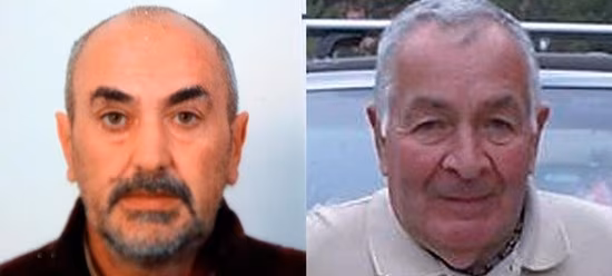 Bruno Cacace, 56 anni; a dx: Danilo Calonego, 68 anni