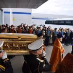 Прибытие ковчега с мощами святителя Николая Чудотворца в Москву