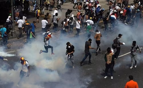 proteste venezuela caracas