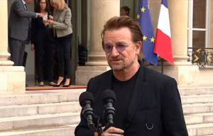 Bono eliseo macron