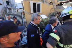Earthquake at Ischia Island in Italy