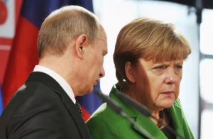 Angela+Merkel+Vladimir+Putin