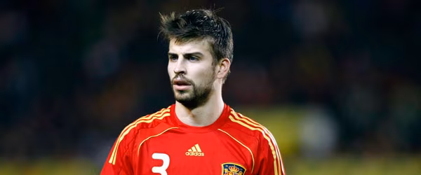Il giocatore della Spagna gerard-pique