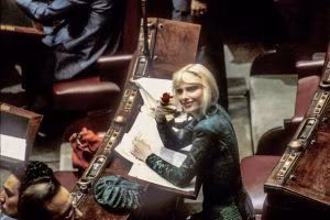 Cicciolina in the Chamber of Deputies