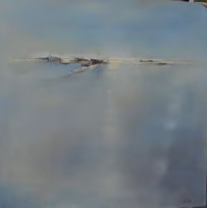 atmosfera 4 - olio su tela 80x80